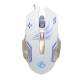 A8 3200DPI 6 Buttons 4 Colors LED Optical USB Wired Mouse Gaming Mouse for PC