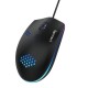 M2 Wired Gaming Mouse Wired Mouse Hole Hollowed Design Luminous RGB Lighting Mouse Business Office Gaming Mouse