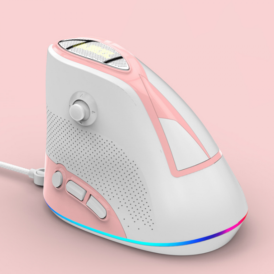 AJ307 4800DPI USB Wired 7 keys Vertical Mouse Gaming Mouse RGB BacklitErgonomic Design AJ307 4800DPI USB Wired 7 keys Vertical Mouse Gaming Mouse RGB BacklitErgonomic Design