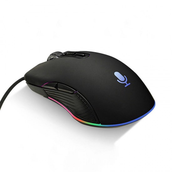 BTS-88 2400DPI USB Wired 7 Button ALL-Voice Mouse Translation Gaming Mouse for PC Laptop Translation