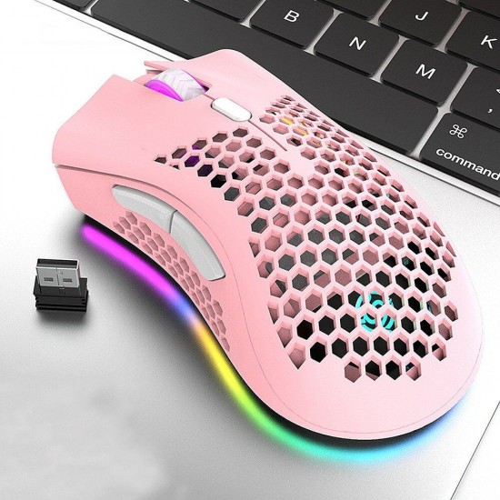 BM600 2.4GHz Wireless Rechargeable Mouse 1600DPI Optical Game Mouse for Laptop PC Computer