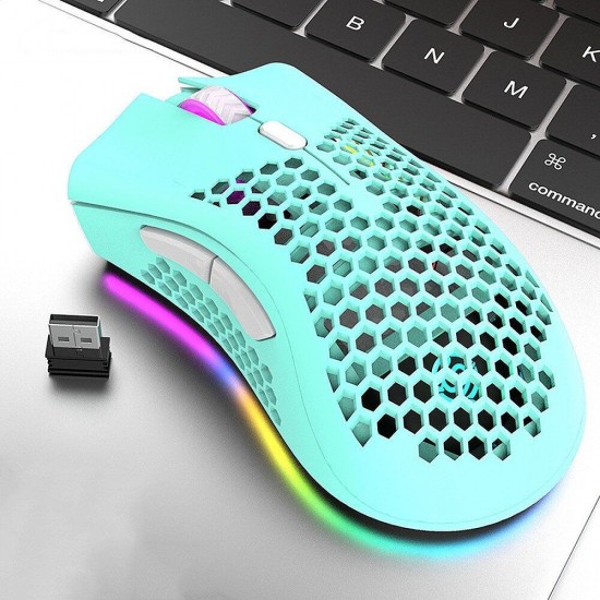 BM600 2.4GHz Wireless Rechargeable Mouse 1600DPI Optical Game Mouse for Laptop PC Computer