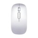 WXSB-G 2.4GHz Wireless Mouse Rechargeable 1600DPI Mute Button Mouse for Home Office