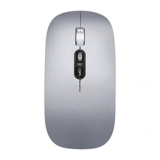 WXSB-G 2.4GHz Wireless Mouse Rechargeable 1600DPI Mute Button Mouse for Home Office