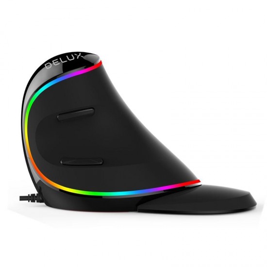 M618 PLUS Wired Vertical RGB Gaming Mouse 6 Buttons 4000DPI Optical Right Hand Mice For PC Laptop M618 PLUS Wired Vertical RGB Gaming Mouse 6 Buttons 4000DPI Optical Right Hand Mice For PC Laptop