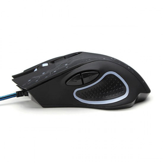 X9a 2400DPI Wired Gaming Mouse With 16-million-color Smart Breathing Light