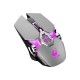 X13 Dual Mode Wireless Optical Mechanical Mouse 2.4GHz bluetooth Backlight 3 Gears 2400DPI Adjustable Ergonomic Rechargeable Quiet Gaming Mice