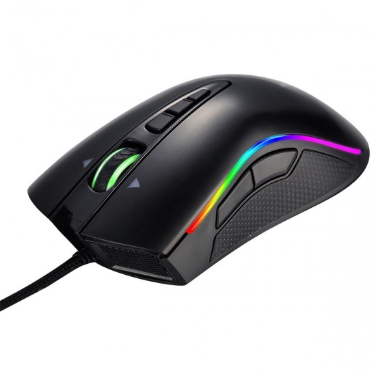M8 Mamba Wired RGB Light Gaming Mouse 4000DPI RGB Backlit 7 Buttons Mouse M8 Mamba Wired RGB Light Gaming Mouse 4000DPI RGB Backlit 7 Buttons Mouse