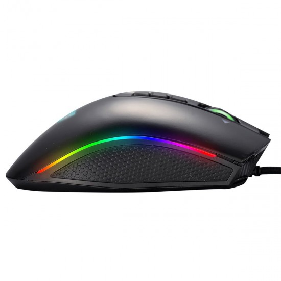 M8 Mamba Wired RGB Light Gaming Mouse 4000DPI RGB Backlit 7 Buttons Mouse M8 Mamba Wired RGB Light Gaming Mouse 4000DPI RGB Backlit 7 Buttons Mouse