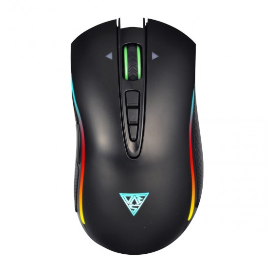 M8 Mamba Wired RGB Light Gaming Mouse 4000DPI RGB Backlit 7 Buttons Mouse