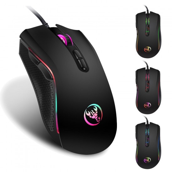A869 3200DPI 7 Buttons Mice 7 Colors LED Optical USB Wired Mouse Optical Gaming Mouse A869 3200DPI 7 Buttons Mice 7 Colors LED Optical USB Wired Mouse Optical Gaming Mouse