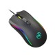 A869 Wired Gaming Mouse Seven-Key Macro Programming Mouse Six Adjustable 7200 DPI Colorful RGB Gaming Mouse