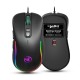 J300 Wired Gaming Mouse 7 Button Macro Programming Mouse 6400DPI Colorful RGB Backlight USB Wired Mouse