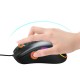 J900 Wired Gaming Mouse Honeycomb Hollow RGB Game Mouse with Six Adjustable DPI Ergonomic Design for Desktop Computer Laptop PC