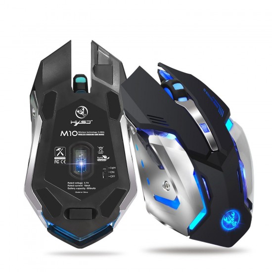 M10 Wireless 2.4GHz Gaming Mouse Ergonomic Colors Backlight Gaming Mouse 2400DPI Mice