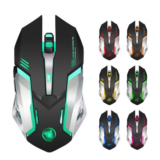 M10 Wireless 2.4GHz Gaming Mouse Ergonomic Colors Backlight Gaming Mouse 2400DPI Mice