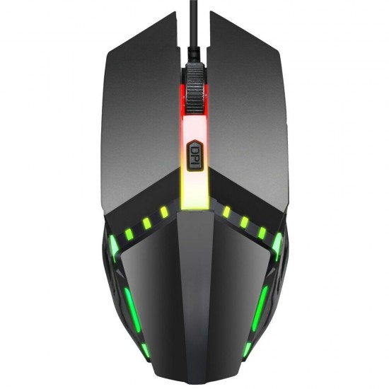 S200 Wired USB 1600 DPI Optical Gaming Mouse 4 Buttons Computer Game Office 3 Adjustable DPI LED Lights Mice For PC Laptop