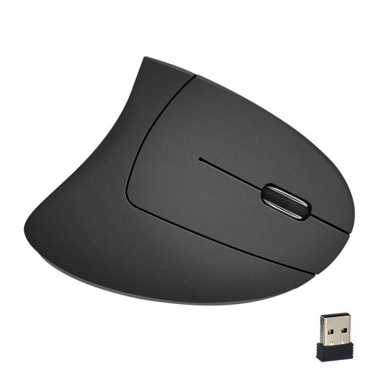 T22 2.4G Wireless Rechargeable Vertical Mouse 2400dpi 6 Buttons Optical Gaming Mouse for Computer PC Gamer