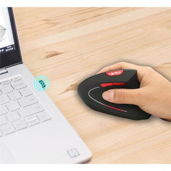 T24 2.4G Wireless Vertical Mouse 2400dpi 6 Buttons Optical Gaming Mouse for Computer PC Gamer T24 2.4G Wireless Vertical Mouse 2400dpi 6 Buttons Optical Gaming Mouse for Computer PC Gamer
