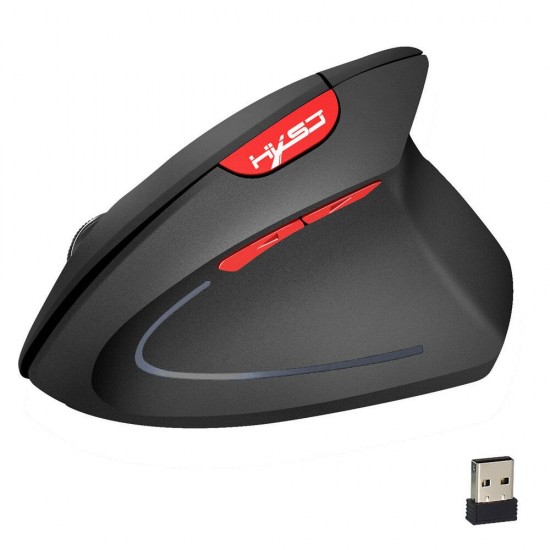 T24 2.4G Wireless Vertical Mouse 2400dpi 6 Buttons Optical Gaming Mouse for Computer PC Gamer T24 2.4G Wireless Vertical Mouse 2400dpi 6 Buttons Optical Gaming Mouse for Computer PC Gamer