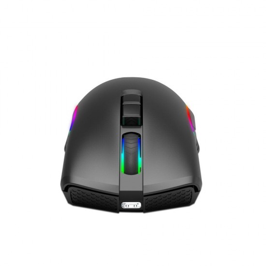 T26 2.4GHz Wireless Rechargeable Mouse 2400DPI Optical Office Business RGB Gaming Mouse with USB Receiver for Computer Laptop PC