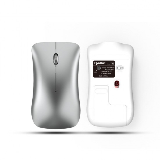 T27 2.4GHz Wireless Rechargeable Mouse 1600DPI Thin Optical Ssilent Office Business Gaming Mouse with USB Receiver for Computer Laptop PC T27 2.4GHz Wireless Rechargeable Mouse 1600DPI Thin Optical Ssilent Office Business Gaming Mouse with USB Receiver for Computer Laptop PC