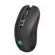 T30 2.4GHz Wireless Rechargeable Mouse 3600DPI Optical Office Business RGB Gaming Mouse with USB Receiver for Computer Laptop PC