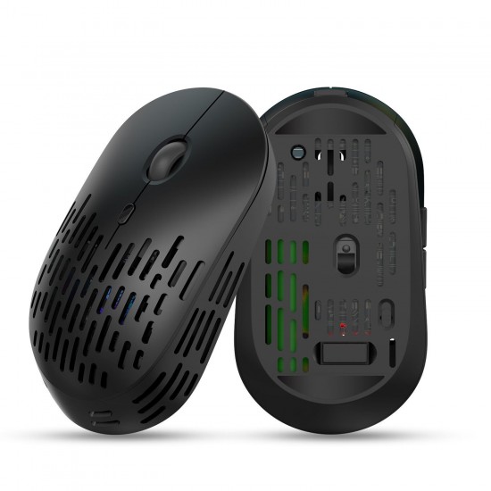 T38 Wireless Mouse 2.4G Wireless Rechargeable Mouse Silent Hole Colding Mice For Office Home