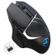 T60 Wireless Gaming Mouse 2.4G Rechargable 2400Dpi 6Keys RGB Lumious Gaming Mouse For Laptop Desktop E-Sports Gaming