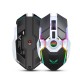 ZER-T30 2.4G Wireless Rechargeable Mouse 2400DPI 7 Buttons Optical Gaming Mouse for Computer PC Gamer