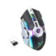 ZER-T30 2.4G Wireless Rechargeable Mouse 2400DPI 7 Buttons Optical Gaming Mouse for Computer PC Gamer ZER-T30 2.4G Wireless Rechargeable Mouse 2400DPI 7 Buttons Optical Gaming Mouse for Computer PC Gamer