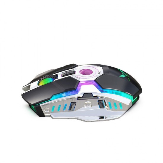 ZER-T30 2.4G Wireless Rechargeable Mouse 2400DPI 7 Buttons Optical Gaming Mouse for Computer PC Gamer