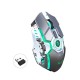 ZER-T30 2.4G Wireless Rechargeable Mouse 2400DPI 7 Buttons Optical Gaming Mouse for Computer PC Gamer