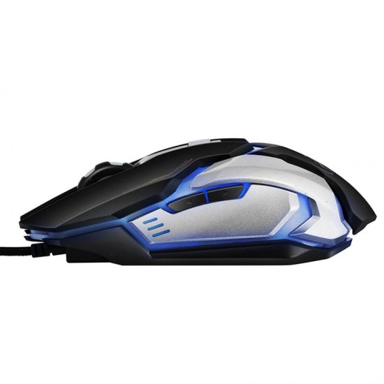V6 3200 DPI Adjustable USB Wired RGB Optical Gaming Mouse With 6 Buttons