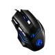 X7 USB Wired 7 keys 2400DPI Optical Gaming Mouse 7 LED Breathing Light for PC