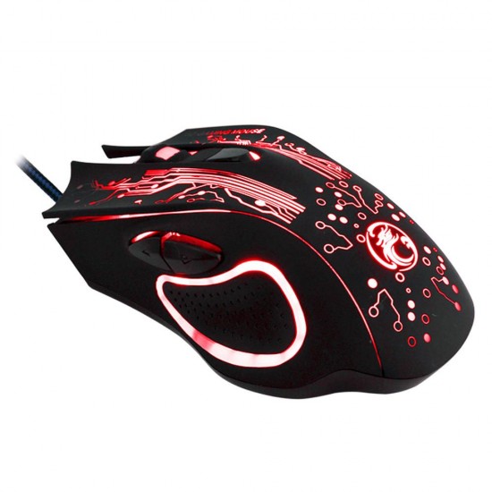 X9 2400DPI Adjustable Colorful LED 6 Buttons USB Wired Optical Gaming Mouse for PC Laptop