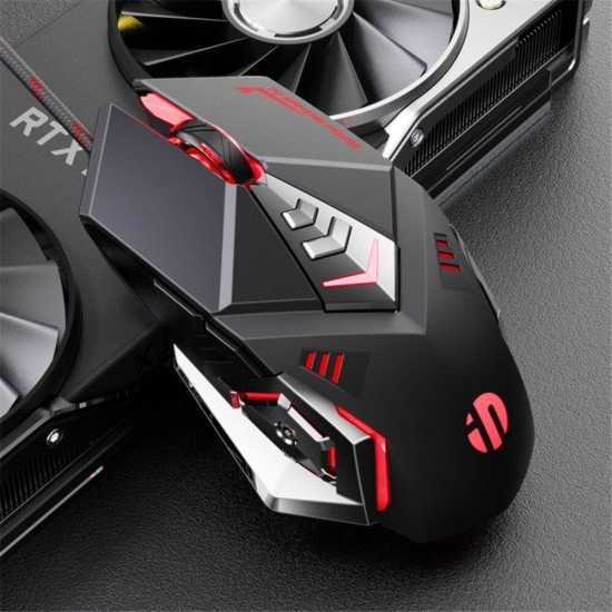 PW5P Wired Gaming Mouse Pink/ Black Gaming Mouse 7 Programmable Buttons Silent Click 4 Levels Adjustable DPI Mice for PC Laptop PW5P Wired Gaming Mouse Pink/ Black Gaming Mouse 7 Programmable Buttons Silent Click 4 Levels Adjustable DPI Mice for PC Laptop