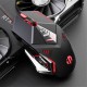PW5P Wired Gaming Mouse Pink/ Black Gaming Mouse 7 Programmable Buttons Silent Click 4 Levels Adjustable DPI Mice for PC Laptop