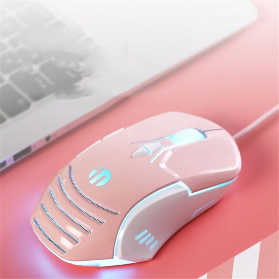 W501 Wired Gaming Office Mouse Mechanical E-sports Silence Mouse For Office