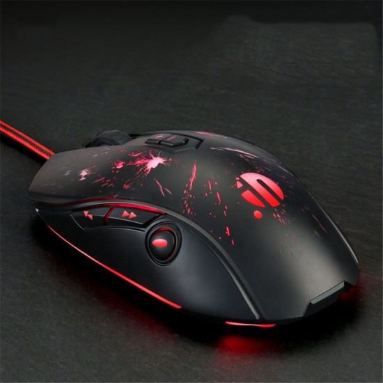 W66 Wired Mechanical Gaming Mouse 4800 DPI Silent Mouse For Pro Gamers Business Office W66 Wired Mechanical Gaming Mouse 4800 DPI Silent Mouse For Pro Gamers Business Office