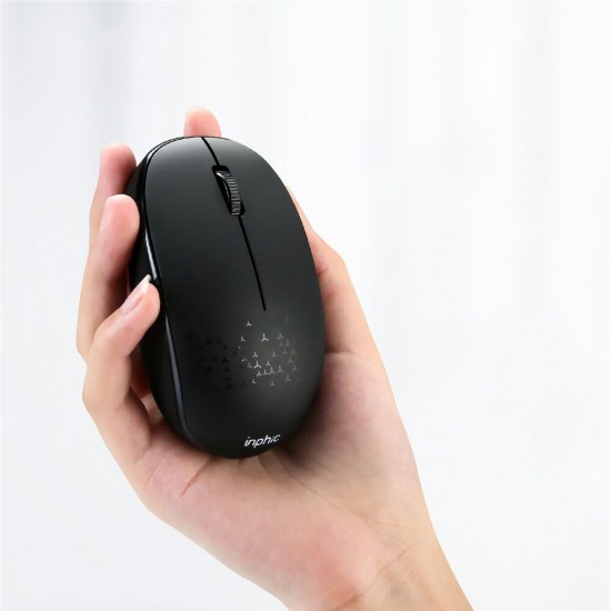 E5B Wireless bluetooth Mouse bluetooth 5.0+3.0 Dual Mode 3 Buttons Ergonomic Optical Mice for Computer Laptop PC Gamer