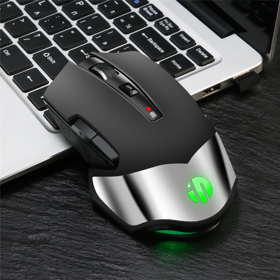 M606 2.4G Wireless Rechargeable Mouse 1600DPI Ergonomic Power Saving 7-color Breathing Backlight Office Gaming Mouse
