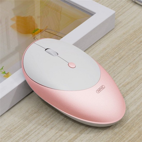 PM8 2.4G Wireless Rechargeable Mouse 1600DPI Mute Button Three Colors Optical Mouse for PC Laptop Computer