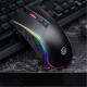 PW6 Wired Mechanical Gaming Mouse 4000 DPI Silent Mouse for Pro Gamers Business Office