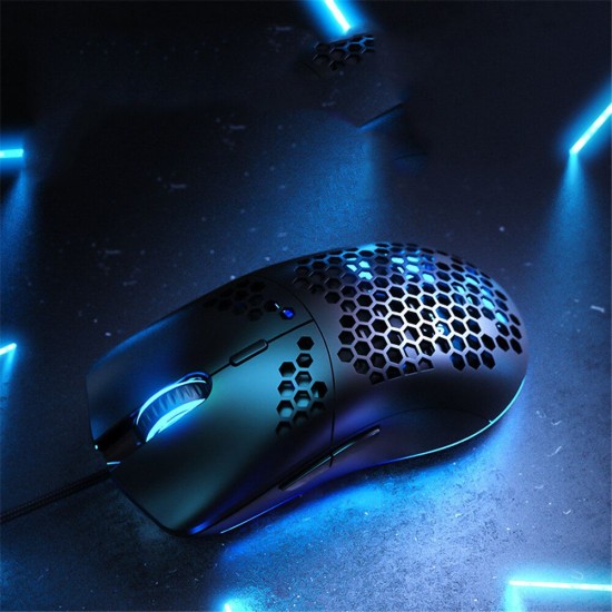 W10 Wired Lightweight Hollowed Mouse Gaming E-sport Mouse Luminous RGB for Pro Gamers and Office W10 Wired Lightweight Hollowed Mouse Gaming E-sport Mouse Luminous RGB for Pro Gamers and Office
