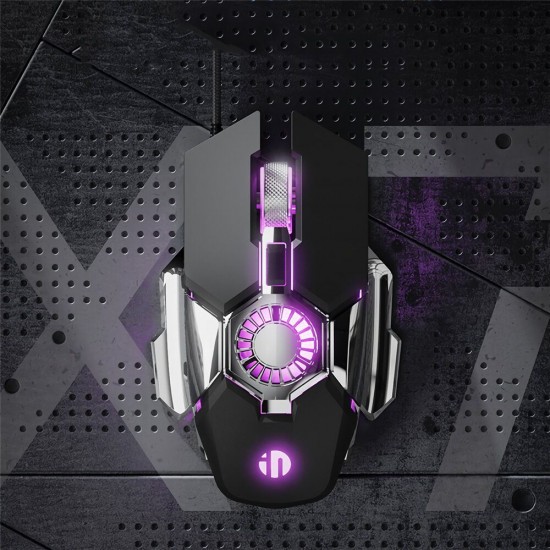 J700 Wired Cooling Fan Mouse Macro Programming 6400DPI 6 Buttons Ergonomic RGB Backlight Optical Gaming Mice for Computer Laptop PC Gamer J700 Wired Cooling Fan Mouse Macro Programming 6400DPI 6 Buttons Ergonomic RGB Backlight Optical Gaming Mice for Computer Laptop PC Gamer