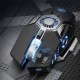 J700 Wired Cooling Fan Mouse Macro Programming 6400DPI 6 Buttons Ergonomic RGB Backlight Optical Gaming Mice for Computer Laptop PC Gamer