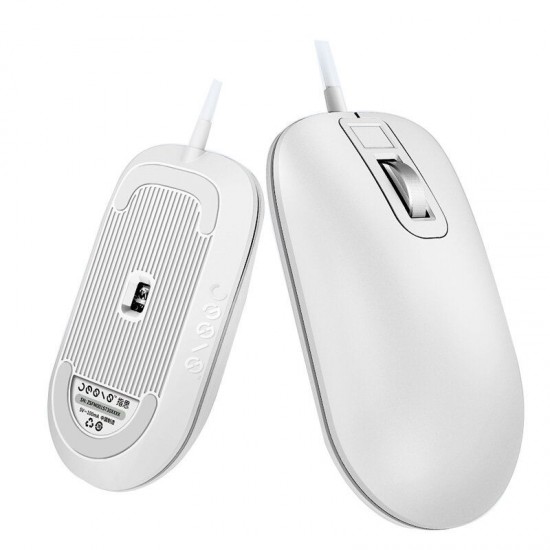Smart Fingerprint Identification USB Wired Mouse With Optical Sensor Portable Mouse Smart Fingerprint Identification USB Wired Mouse With Optical Sensor Portable Mouse
