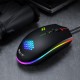 M55 Wired Gaming Mouse RGB Colorful 2400DPI Gaming Mouse USB Wired Gamer Mice for Desktop Computer Laptop PC