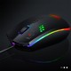 M55 Wired Gaming Mouse RGB Colorful 2400DPI Gaming Mouse USB Wired Gamer Mice for Desktop Computer Laptop PC